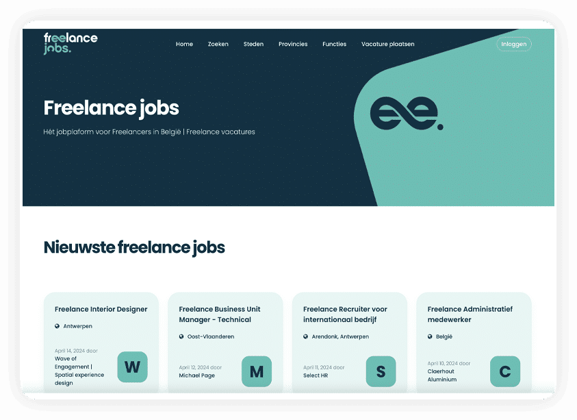 Freelance jobs is hét jobplatform voor Freelancers in België | Op zoek naar een freelance job of freelancer? De community voor Freelancers.